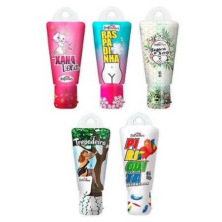 GEL EXCITANTE BRASILEIRINHOS - FEMININO 15g (XANA LOKA - RASPADINHA - SEGURA O XERO - TREPADEIRA - PERIQUITA ASSANHADA)