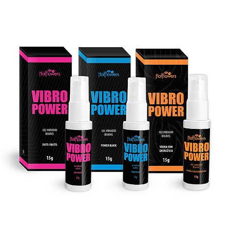 GEL VIBRADOR BEIJÁVEL - VIBRO POWER - 15g