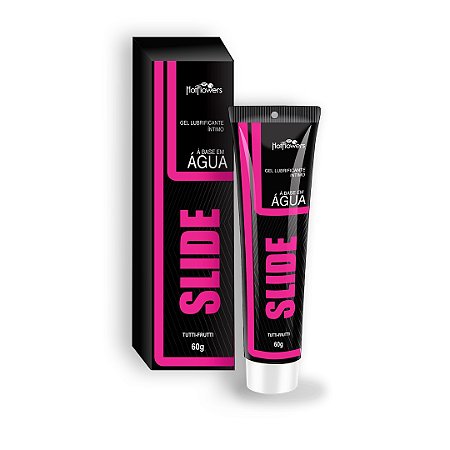 SLIDE GEL A BASE D'ÁGUA COM AROMA DE TUTTI FRUTTI - 60g