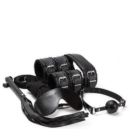 KIT BONDAGE SADO - 8 PEÇAS - IMPORTADOS