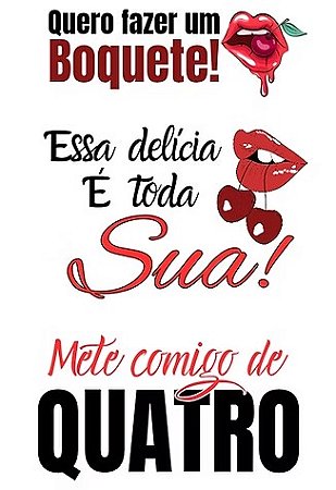 TATUAGEM TEMPORÁRIA OUSADA - 1 CARTELA Nº96