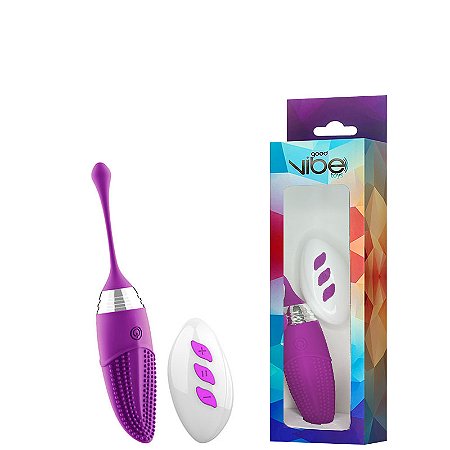 BULLET VIBRADOR FORMATO LÍNGUA - RECARREGÁVEL COM CONTROLE - IMPORTADOS