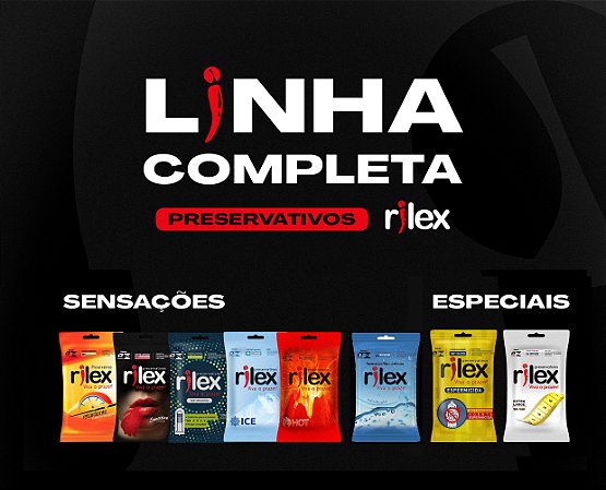 PRESERVATIVO RILEX COM 3 UNIDADES
