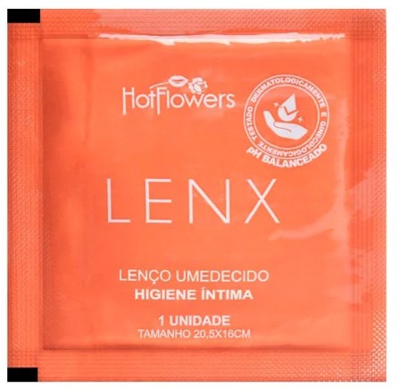 LENX LENÇO UMEDECIDO HIGIENE ÍNTIMA - HOT FLOWERS