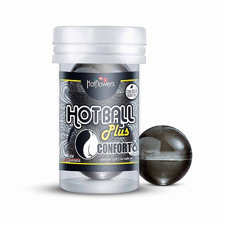 CÁPSULA LUBRIFICANTE HOT BALL - PLUS CONFORTO 2un. 3g.