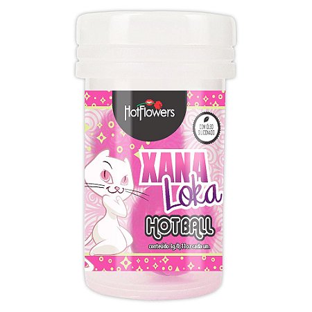 CÁPSULA LUBRIFICANTE HOT BALL -  PLUS XANA LOKA 2un. 3g.