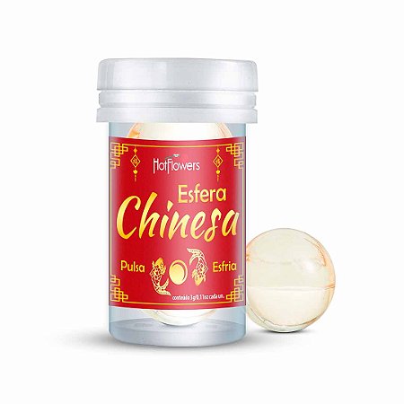 CÁPSULA LUBRIFICANTE HOT BALL - CHINESA 2un. 3g.