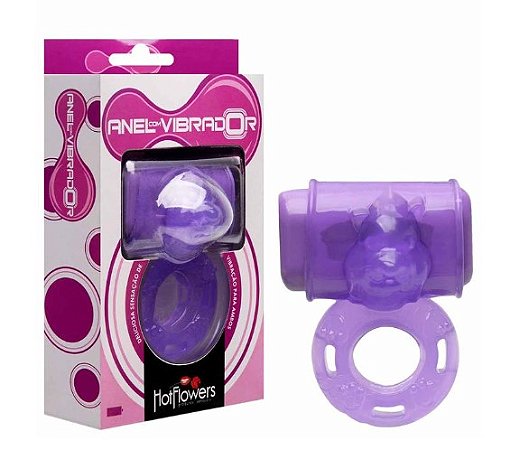 ANEL COM VIBRADOR HOT FLOWERS