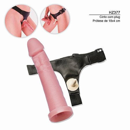 CINTO DE COURO COM PRÓTESE