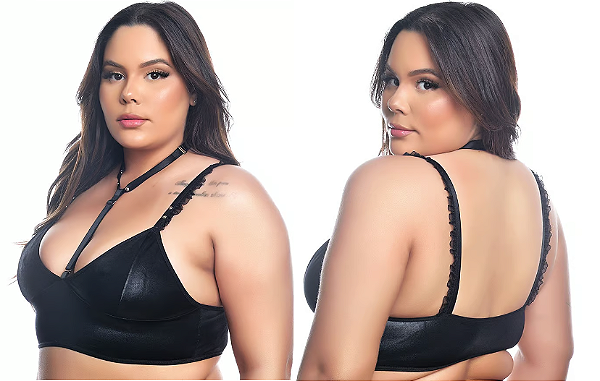 FANTASIA SADO PLUS SIZE - HOT TOP C/ COLEIRA REMOVÍVEL
