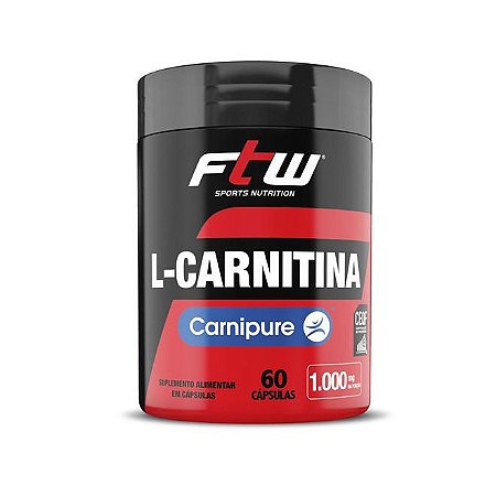 L-CARNITINA CARNIPURE 1000MG 60 CAPS - FTW