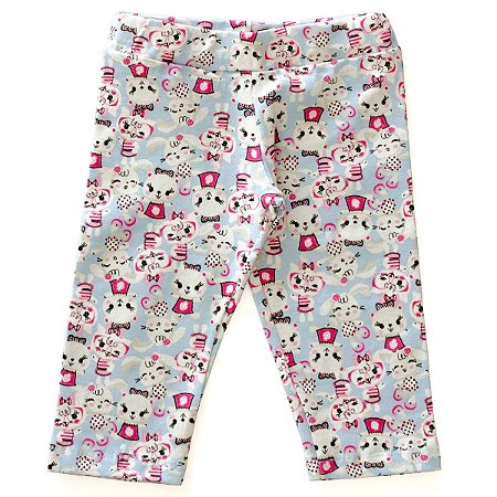 calça capri infantil