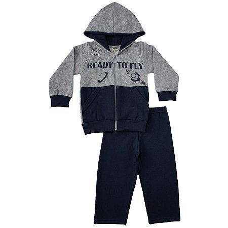 conjunto de moletom infantil menino