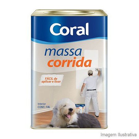 MASSA CORRIDA 25KG - CORAL