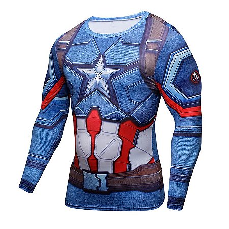 blusa de frio capitao america