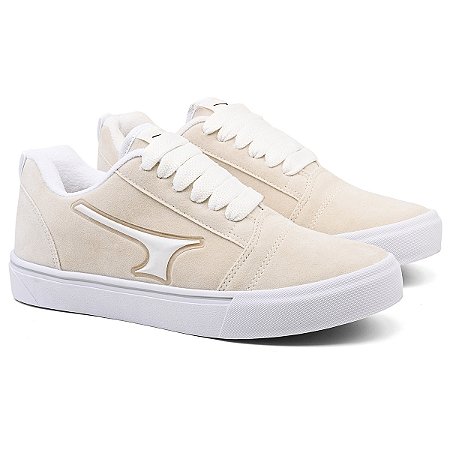Tênis Casual Roman RSK5 360 Acolchoado Couro Unissex Branco