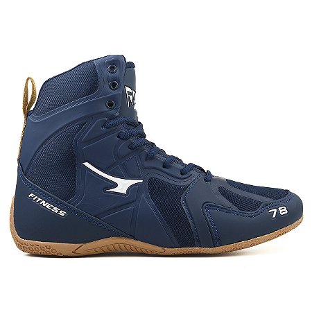 Botinha Roman R3 Fitness Cano Medio Luta Original Masculino Marinho