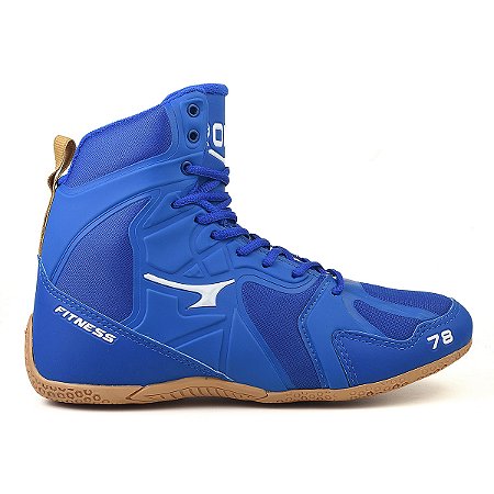 Botinha Roman R3 Cano Medio Acolchoado Fitness Meninos Royal
