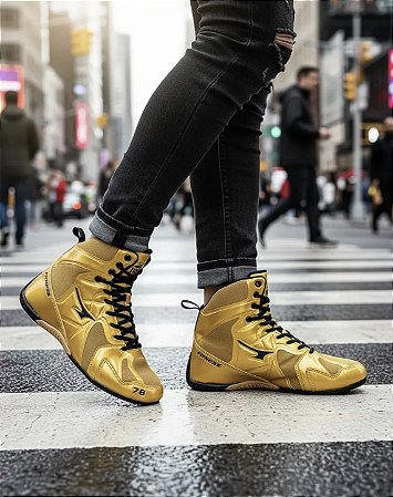 Bota Roman R3 Cano Medio Elite Confortavel com Solado Antiderrapante e Cabedal Respirável para Wrestling Unissex