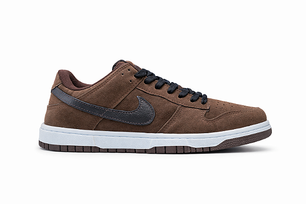 Tênis Nike Dunk Low SB Pro Elite Sola Costurada Masculino Esportivo Cafe