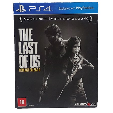 Jogo The Last of Us Remastered - PS4 - Capa papelão Usado