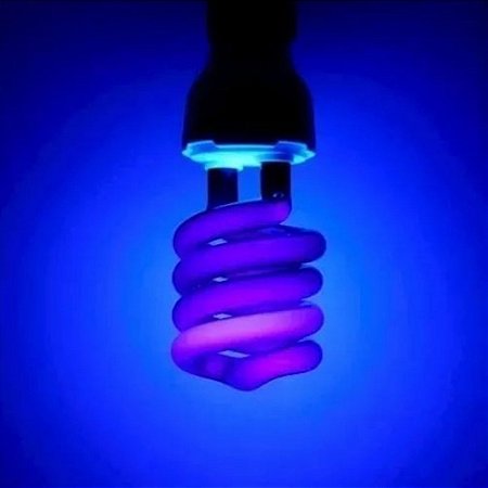 Lâmpada Luz Negra Efeito Neon 36w 127v - Eletrônica Luatek aspiral - mjs  smart imports - importados e nacionais