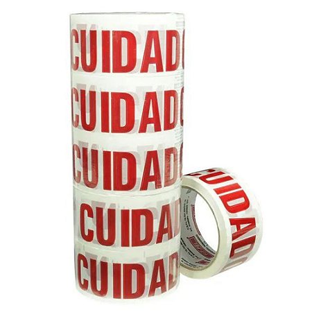 FITA ADESIVA LEITOSA DELFIX CUIDADO FRAGIL 48MM X 50M 040