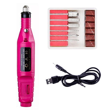 Lixa Elétrica lixadeira USB Unhas Aparelho Lixador De Unha E Tira Cutícula USB 46042