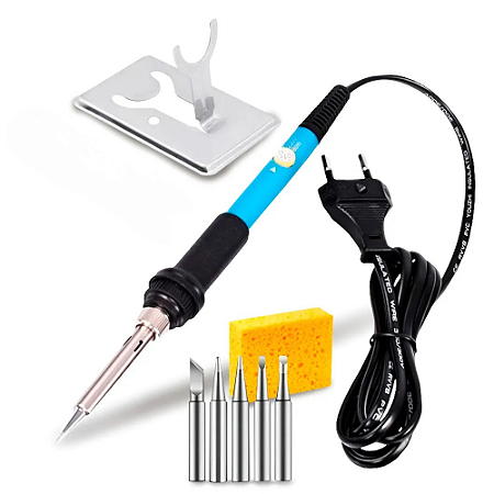 Ferro De Solda 60w Com Regulagem De Temperatura Profissional 127v EXBOM PRO-FSDO160