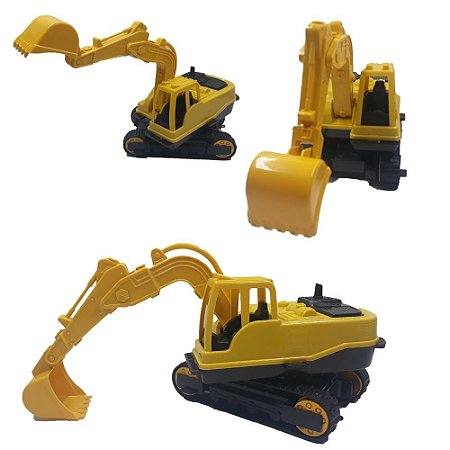 Trator De Brinquedo -BQ4301S  Escavadeira  KRAFT SOLAPA