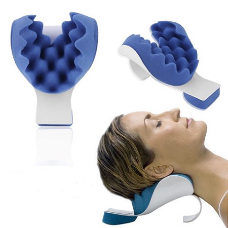 Suporte Travesseiro Massagem Cervical Pescoço Ombro