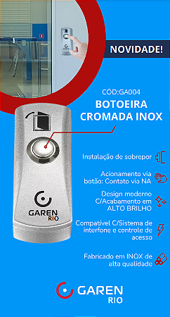 Botoeira Anodizada Garen