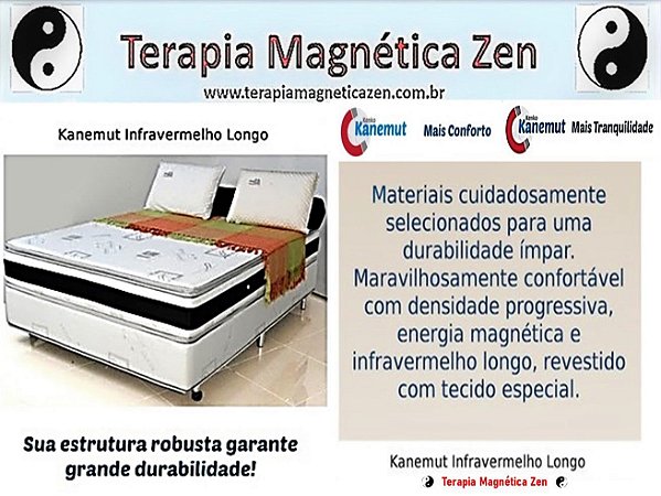 Colchão Terapêutico Kenko Kanemut Magnético e Infravermelho longo  by Terapia Magnética Zen