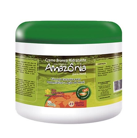 Creme Branco Hene Amazonia 01x500gr Divina Dama Incolor