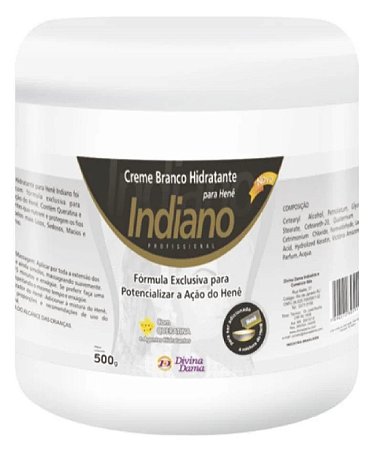 Creme Branco Hene Indiano 01x500gr Divina Dama Incolor