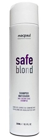 Safe Blond Shampoo Hidratante Matizador Macpaul 300ml
