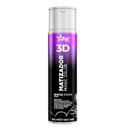 Matizador 3D Magic Color Efeito Prata Magic Power 300ml