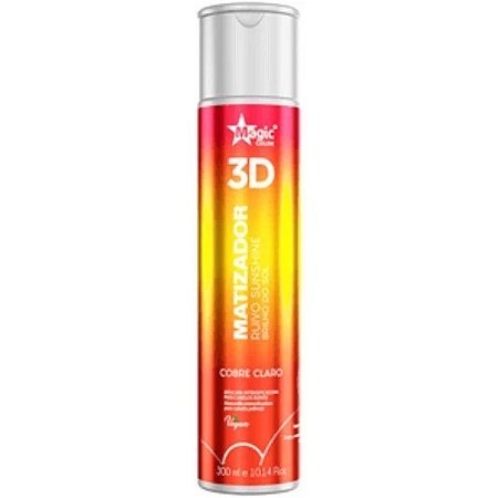 Matizador 3D Magic Color Ruivo Sunshine Efeito Cobre Claro 300ml