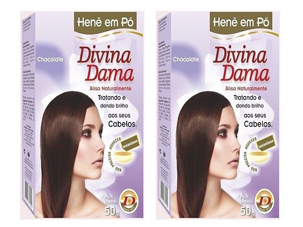 Divina Dama Chocolate Hene Em Po 02x50g Jaborandi Kit 02 Unidades incolor