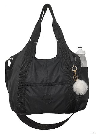 Bolsa em nylon impermeável leve e resistente grande/média bolso frontal casual diversas ocasiões academia trabalho faculdade praia piscina passeio viagem etc