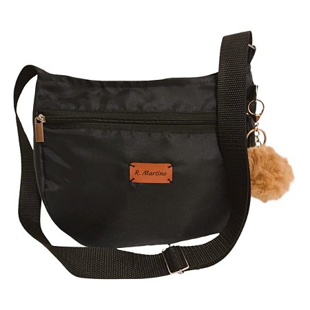 Bolsinha alça Transversal ajustável Em Nylon impermeável espaçosa Moda Casual para o Dia Dia linda e Estilosa  R.Martino