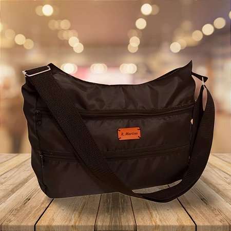 Bolsa Carteiro Alça Transversal Ajustável Unissex Em Nylon Impermeável Leve Confortável Espaçosa E Muito Estilosa