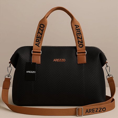 Bolsa Feminina Arezzo Grande com Alça Personalizada Transversal Removível e Ombro Lateral – Estilo e Elegância