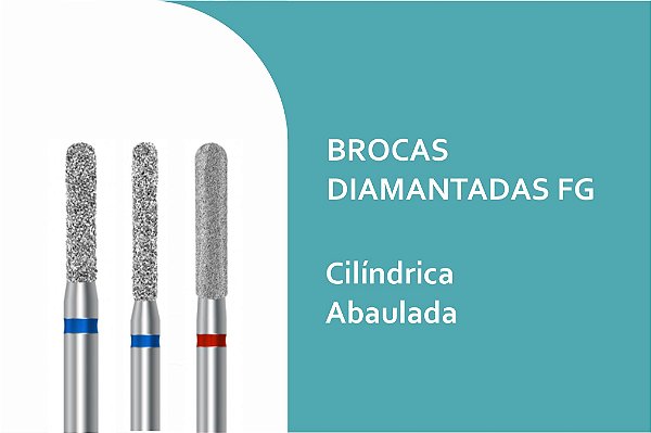 Brocas Diamantadas Cilíndrica Abaulada FG