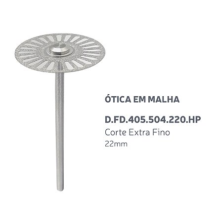 Disco Diamantado - Ótica em Malha - D.FD.405.504.220.HP
