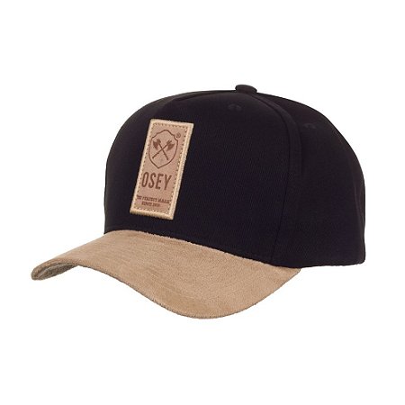 Boné OSEY Trucker Black Caramel
