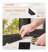 VEDA FRESTAS PRETO - COMFORT DOOR