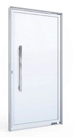 PORTA PIVOTANTE BRANCA - LUCASA ALUMINIO