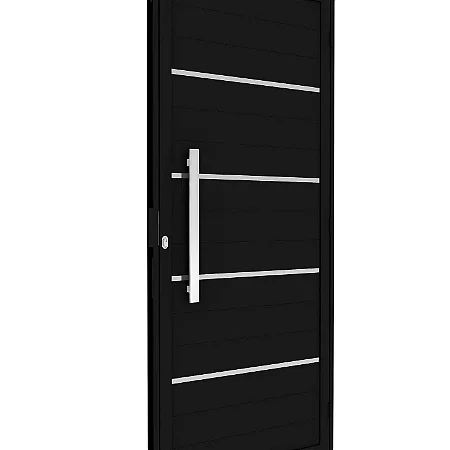 PORTA LAMBRI COM FRISO PRETA - RIOBRAS ALUMÍNIO