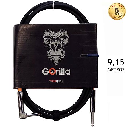 Cabo Para Baixo Plug L Tecniforte Gorilla Go30lni 9,15 Metro